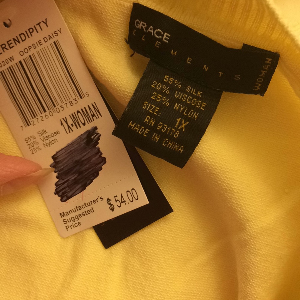 Nwt Grace Elements Lightweight Sweater - image 4